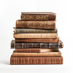 Wall Mural - stack of old books, vintage books, Antique Books