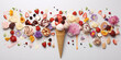ice cream   set concept