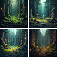 tale lost magical mystery imagination fairy jungle mist woods deep dream fantasy artwork fog path