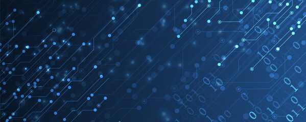Abstract data background. Futuristic technology style. Elegant digital  background for business cyber presentations.