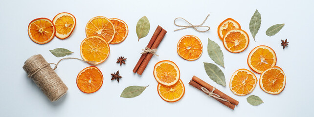 Sticker - Dried orange, concept of delicious dried fruit