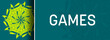 © ileezhun - Games Turquoise Green Mandala Design Element Horizontal Text