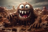 Fototapeta  - Cookie monster