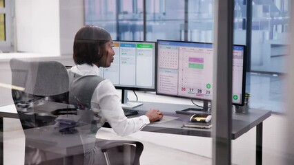 Poster - Efficient Office Schedule and Scrum on Kanban: Content Calendar