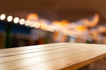 Poster - wood wooden table with background