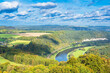 Blick über die Elbe auf die Sächsische Schweiz