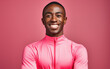© hakule - smiling Professional Athlete in color background