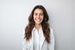 © Martin - Healing Presence: A skilled therapist on a plain background, emanating genuine compassion and a comforting smile, spotlighting the importance of mental health and counseling