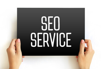 Poster - seo service - digital marketing service that improve rankings in search results for keywords, text c