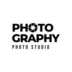 Wall Mural - Diaphragm camera logo design. Camera logo template, vector logo for photographer