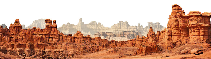 Wall Mural - Picturesque canyon cut out