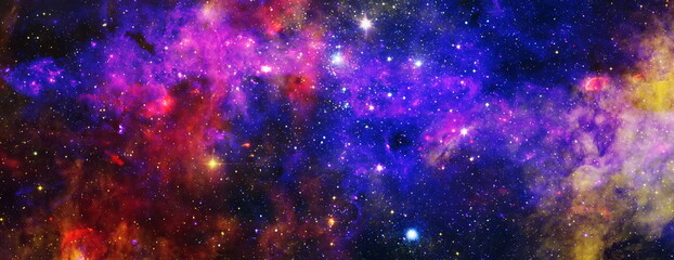 Wall Mural - space many light years far from the earth. elements of this image furnished by nasa.