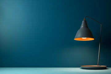 Wall Mural - Lamp on the table.