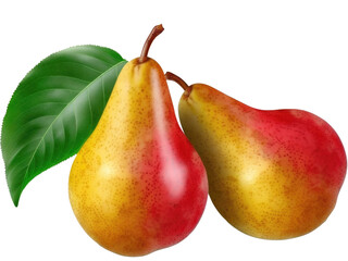 pear isolated on transparent background