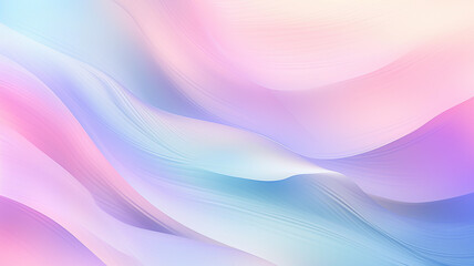 Wall Mural - Abstract blurred gradient background. Pastel colorful waves. Candy colored delicate trendy backdrop.
