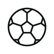 Ikona piłki nożnej. 