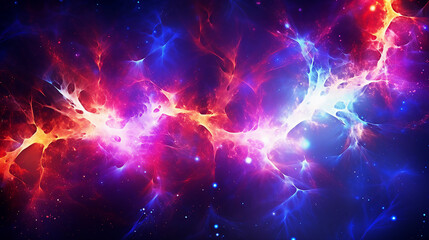 Aufkleber - Vibrant Electric Sparks Creating Dynamic Patterns Background