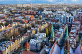 Fototapeta Do pokoju - Panorama of the old town of Gdansk, Poland