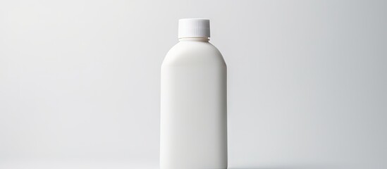 Aufkleber - Plastic bottle on white background in close up Copy space image Place for adding text or design