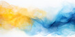 Abstract blue yellow watercolor background. For banner and poster. Ukrainian watercolor backdrop with soft blur effect. Ukraine flag colors. Watercolor abstract wallpaper.
