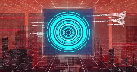 Poster - Animation of data processing over scope scanning
