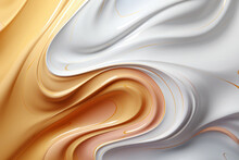 Abstract Background With White And Yellow Swirls