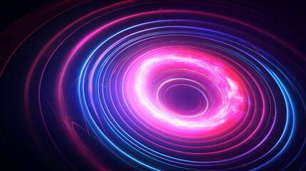 Wall Mural - vortex, neon realism, doppler effect, iridescent, latent space