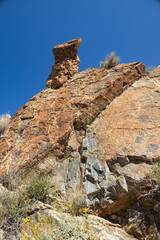 Wall Mural - Mountainous desert landscape