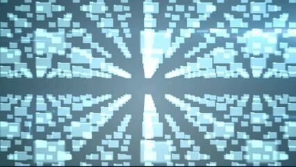 Poster - Animation of data processing over online security padlock