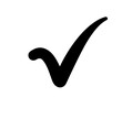 © AKEH ELEMENT - black check mark isolated vector icons. Vote symbol tick. Approved icon. Check mark icon set. Tick checkmark check list button icon.