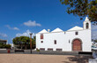 canvas print picture - Kirche Iglesia de San Roque in Tinajo, Lanzarote