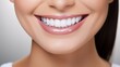 Bright Smile with Healthy White Teeth. Generative ai
