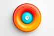 © AITTHIPHONG - Abstract high tech multicolor button on white background