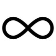 infinity glyph icon