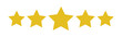 star - Vector icon
Five stars customer product rating review flat icon