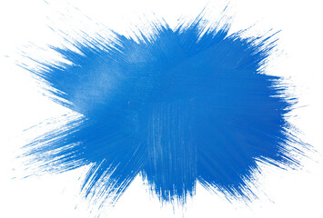 Poster - digital png illustration of blue abstract shape on transparent background