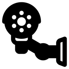 Poster - cctv vector icon. real estate icon solid style. perfect use for logo, presentation, website, and more. simple modern icon design solid style