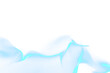 Digital png illustration of digital blue smoke on transparent background