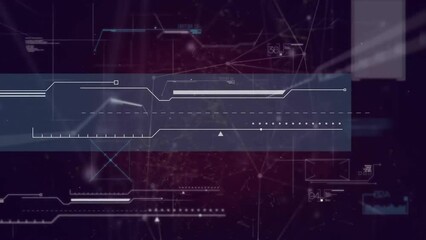 Poster - Animation of data processing over network of connections