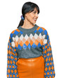 © Krakenimages.com - Young hispanic woman wearing casual clothes looking away to side with smile on face, natural expression. laughing confident.