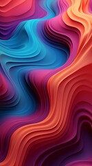 Wall Mural - a colorful swirly background