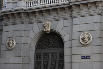 Wall Mural - Classic architecture in the downtown of Madrid, Spain