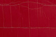 thick red folded paper cardboard material, paper overlay.