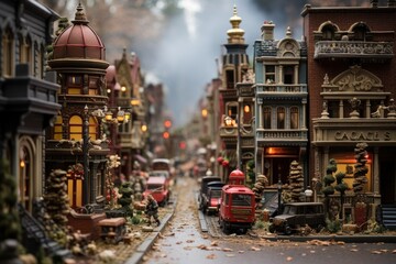 Sticker - Christmas Village Displays - Generative AI