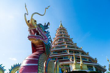 Wall Mural -  Wat Huay Pla Kang in Chiang Rai, Thailand