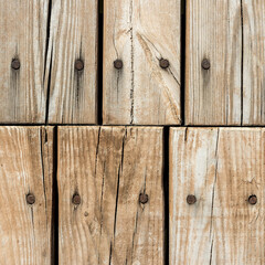 Poster - The old wood texture with natural patterns