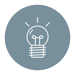 Wall Mural - Light Bulb Icon