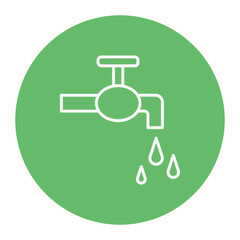 Sticker - Faucet Icon