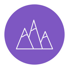 Sticker - Mountains Icon