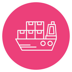 Sticker - Cargo Ship Icon